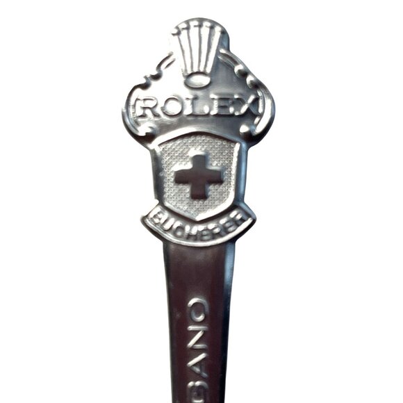 Vintage Bucherer Of Switzerland Lugano Collectors Souvenir Spoon B91 - Picture 4 of 5